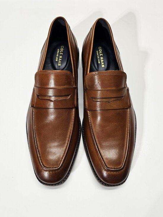 Cole Haan- Size 9M Men\'s Øriginal Grand Brown Leather Penny Loafers main image 14